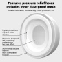 Náhradní silikonové špunty pro AirPods Pro 3 - M - bílé
