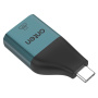 ONTEN UC101H ethernet redukce - RJ45 na USB-C - petrolejová