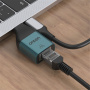 ONTEN UC101H ethernet redukce - RJ45 na USB-C - petrolejová