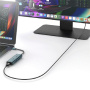 ONTEN UC123+ 6v1 hub - HDMI / 3,5 mm jack / USB-C / 3x USB-A na USB-C - petrolejový