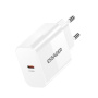 ESSAGER X9 GaN rychlonabíjecí adaptér s portem USB-C - 30W - bílý