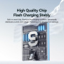 ESSAGER X9 GaN rychlonabíjecí adaptér s portem USB-C - 30W - bílý
