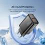 ESSAGER ES-CD60 rychlonabíjecí adaptér s portem USB-A - 45W - bílý