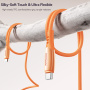 JOYROOM S-A59 nabíjecí a datový kabel - USB-C na USB-C - 1,2 m - oranžový