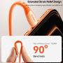 JOYROOM S-A59 nabíjecí a datový kabel - USB-C na USB-C - 1,2 m - oranžový