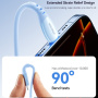 JOYROOM S-A59 nabíjecí a datový kabel - USB-C na Lightning - 1,2 m - oranžový