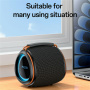 Yesido YSW40 bezdrátový Bluetooth reproduktor s podsvícením - černý