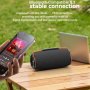 Yesido YSW38 bezdrátový Bluetooth reproduktor s podsvícením - černý