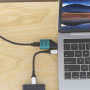 ONTEN UC103M video redukce - Mini Display Port na USB-C - petrolejová