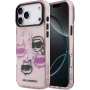 Karl Lagerfeld IML Multi K&CH Heads kryt pro iPhone 17 Pro Max - růžový