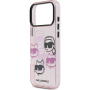 Karl Lagerfeld IML Multi K&CH Heads kryt pro iPhone 17 Pro Max - růžový