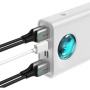 Baseus Amblight powerbanka s porty USB-C / 4x USB-A - 30 000 mAh - bílá