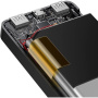 Baseus Bipow powerbanka s porty USB-C / 2x USB-A - 20 000 mAh - černá