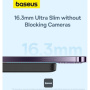 Baseus Magnetic Mini Air bezdrátová MagSafe powerbanka s portem USB-C - 6 000 mAh - černá