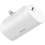 Baseus Compact powerbanka s integrovaným konektorem Lightning a portem USB-C - 5 000 mAh - bílá