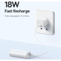 Baseus Compact powerbanka s integrovaným konektorem Lightning a portem USB-C - 5 000 mAh - bílá