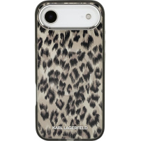 Karl Lagerfeld IML Leopard kryt s MagSafe pro iPhone Air - hnědý
