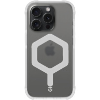 Tactical MagForce Hexagon odolný kryt s MagSafe pro iPhone 15 Pro Max - bílý