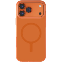 UNIQ MagClick Clario kryt s MagSafe pro iPhone 17 Pro Max - oranžový