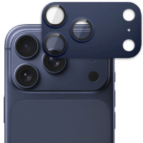 Spigen GLAS.tR EZ Fit Optik Pro XL tvrzené sklo k ochraně čoček fotoaparátu pro iPhone 17 Pro Max - tmavě modré