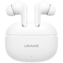 USAMS Echo E05 bezdrátová sluchátka - bílá