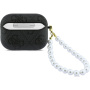 Guess 4G Classic Logo Pearl Strap obal pro AirPods Pro 3 - šedý
