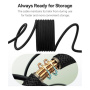 Baseus Tungsten Gold magnetický nabíjecí a datový kabel - USB-A na USB-C - 1 m - černý