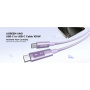 UGREEN Uno opletený nabíjecí a datový kabel - USB-C na USB-C - 2 m - fialový