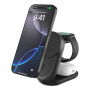 BELKIN Ultra Charge Qi2 3v1 skládací magnetický bezdrátový stojánek pro iPhone / Apple Watch / AirPods - 25W - černý