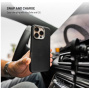 FIXED MagLeather kožený kryt s MagSafe pro iPhone 17 Pro - černý