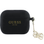 Guess 4G Charms silikonový obal pro AirPods Pro 3 - černý