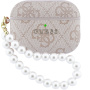 Guess 4G Classic Logo Pearl Strap obal pro AirPods Pro 3 - růžový