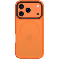 Tactical Hyperstealth transparentní kryt s MagSafe pro iPhone 17 Pro - oranžový