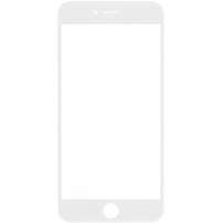 Přední dotykové sklo, včetně OCA lepidla, rámečků pro přední fotoaparát, proximity sensor a mřížky pro sluchátko pro iPhone 6S Plus - bílé