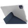 Pouzdro s origami stojánkem a prostorem na Apple Pencil pro iPad Air 4 (2020) / Air 5 (2022) / Pro 11" (2018-2022) - tmavě modré