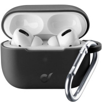 CellularLine Bounce ochranný obal s karabinou pro AirPods Pro - černý
