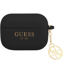 Guess 4G Charms silikonový obal pro AirPods Pro - černý