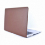 Kryt s koženým povrchem pro MacBook Air 13" (A1237 / A1304 / A1369 / A1466) - hnědý