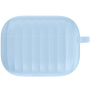 Silikonový obal s rýhovaným povrchem pro AirPods Pro - modrý