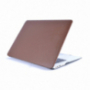 Kryt s koženým povrchem pro MacBook Air 13" (A1237 / A1304 / A1369 / A1466) - hnědý