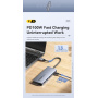 ESSAGER ES-HB01 6v1 hub - SSD disk / HDMI / 2x USB-C / 2x USB-A na USB-C - tmavě šedý