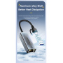 ESSAGER 2v1 ethernet redukce - RJ45 na USB-C / USB-A - šedá