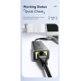 ESSAGER 2v1 ethernet redukce - RJ45 na USB-C / USB-A - šedá