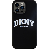 DKNY Arch Logo silikonový kryt s MagSafe pro iPhone 14 Pro Max - černý