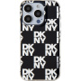 DKNY Checkered Pattern kryt pro iPhone 15 Pro - černý