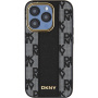 DKNY Checkered Pattern kryt s MagSafe pro iPhone 15 Pro - černý