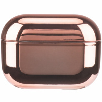 Ochranný metalický obal pro AirPods Pro - růžovozlatý