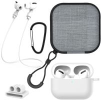 Praktická sada 5v1 pro AirPods Pro - bílá