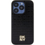 DKNY Repeat Pattern Stack Logo kryt s MagSafe pro iPhone 14 Pro Max - černý