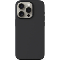 EPICO Mag+ silikonový kryt s MagSafe pro iPhone 15 Pro - černý
